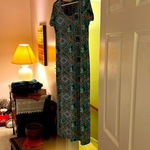 No tag multicolor summer dress sleeveless long comfortable